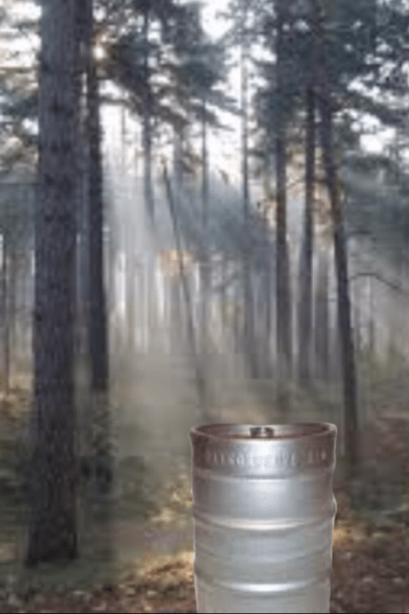 If a keg falls in the woods, but no one hears it, we're taking it