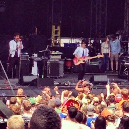 Amy and Joe not seeing us during Stayin' Alive